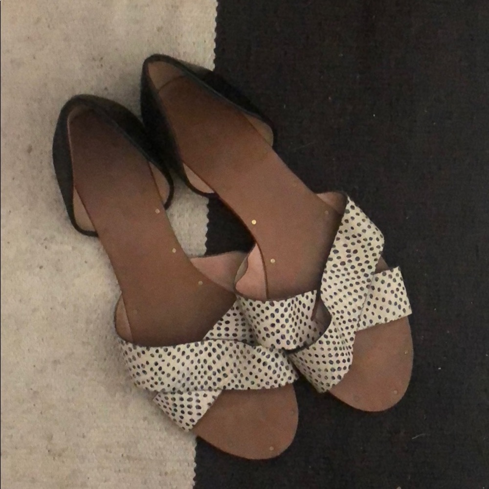 Madewell Sandals Black and White